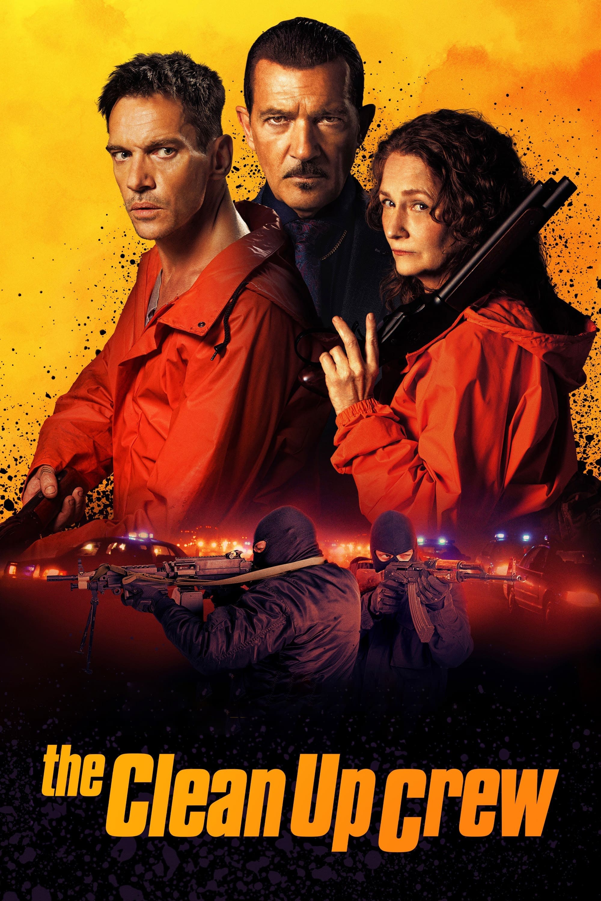 The Clean Up Crew Hindi Dubbed Movie Poster (2024)