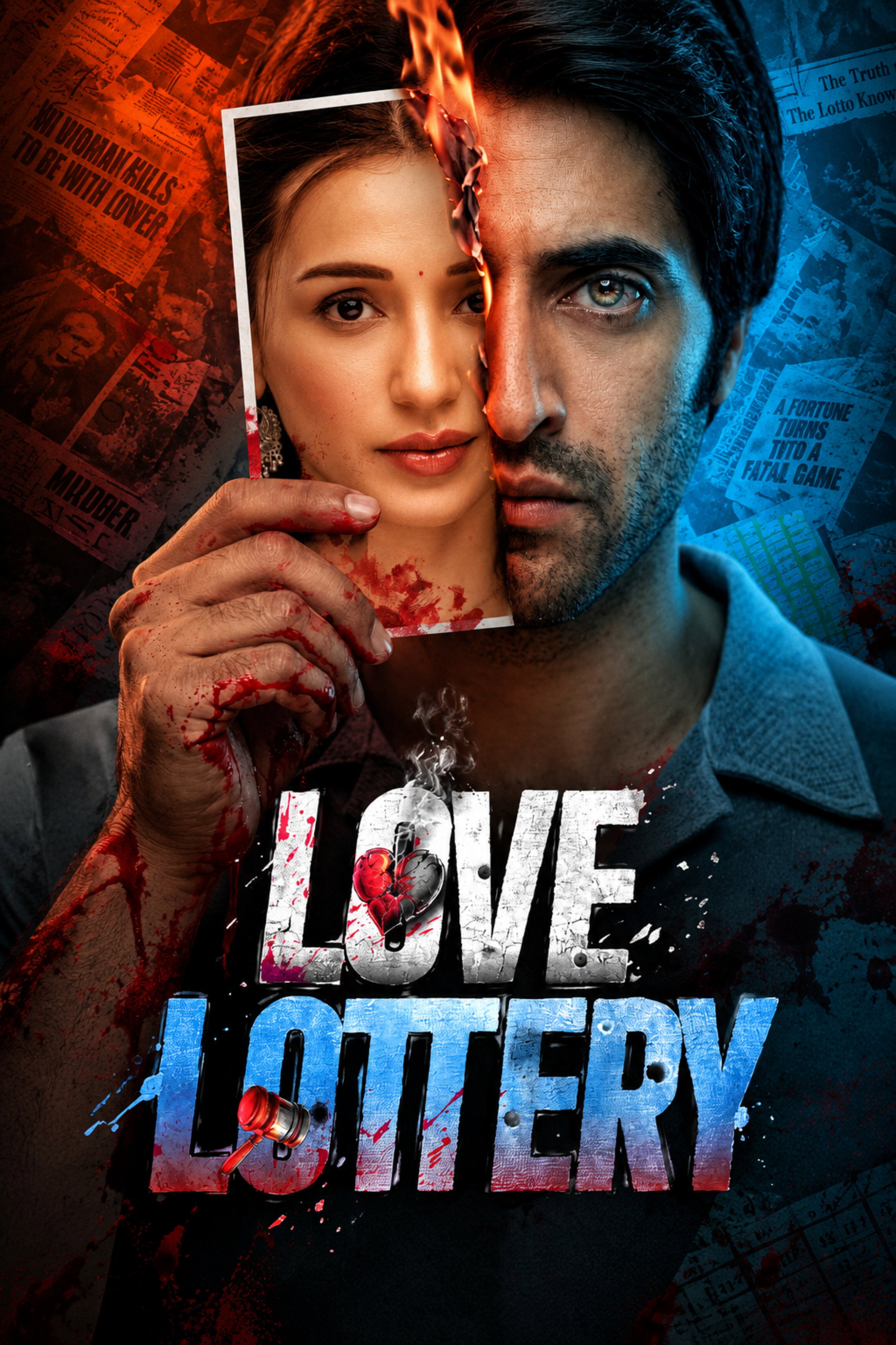 Love Lottery Hindi Dubbed Movie Poster (2026)