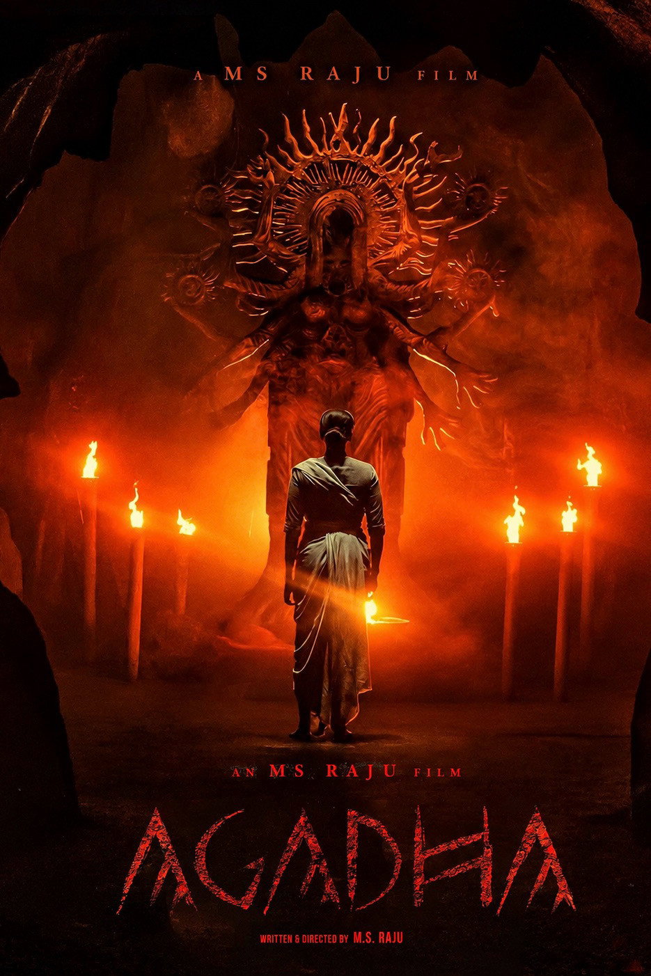 Agadha Hindi Dubbed Movie Poster (2026)