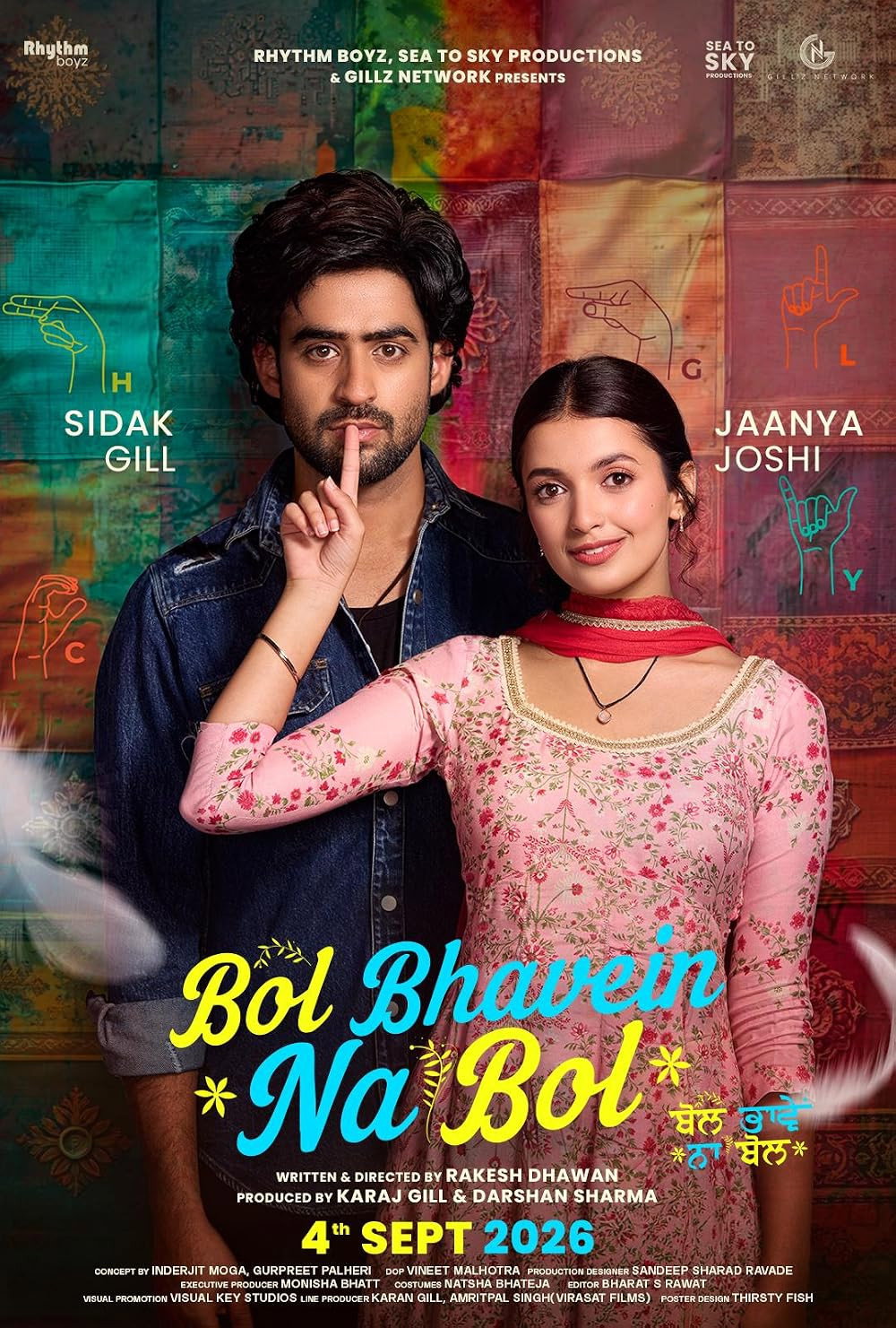 Bol Bhavein Na Bol Hindi Dubbed Movie Poster (2026)