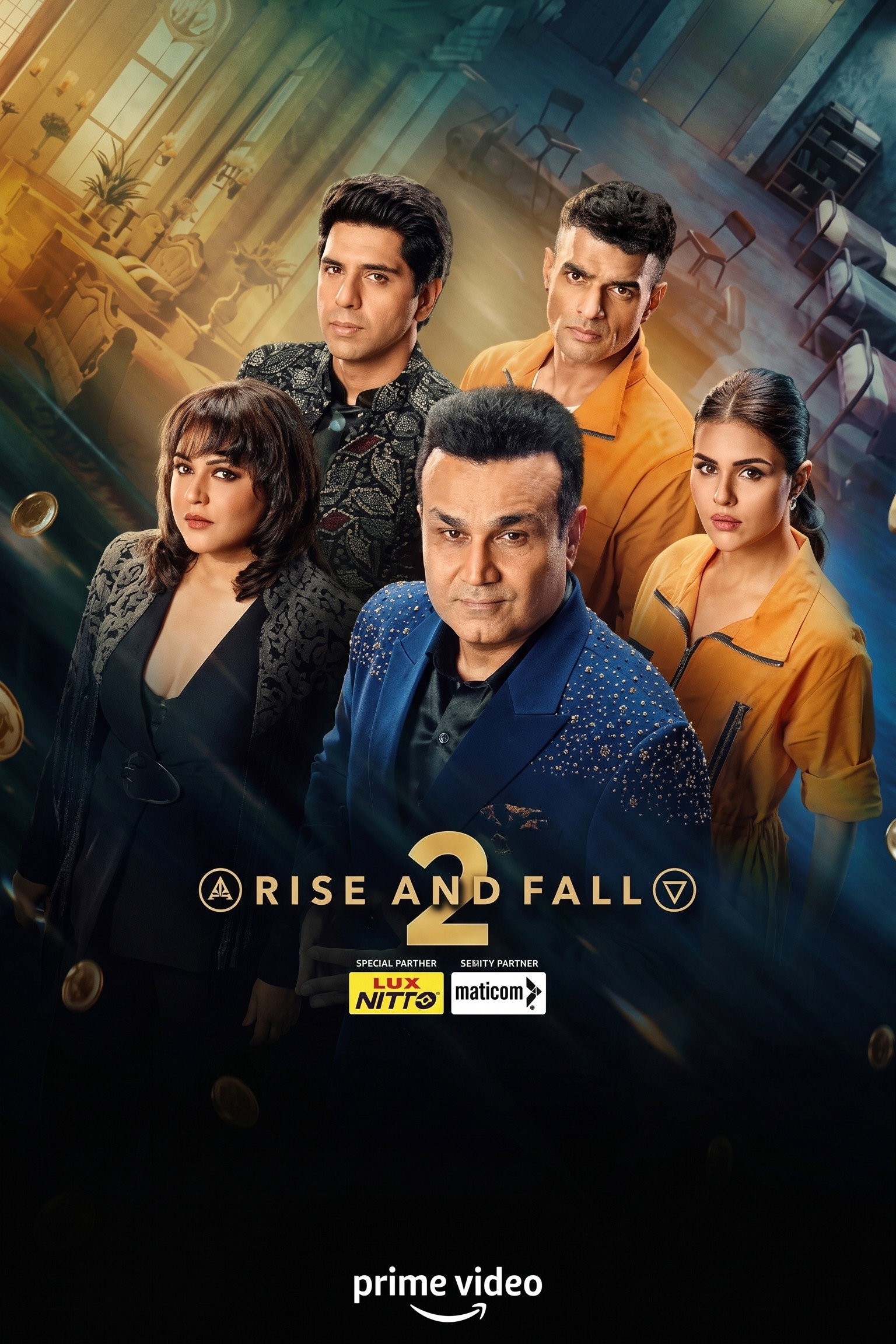 Rise and Fall Hindi Dubbed Movie Poster (2026)